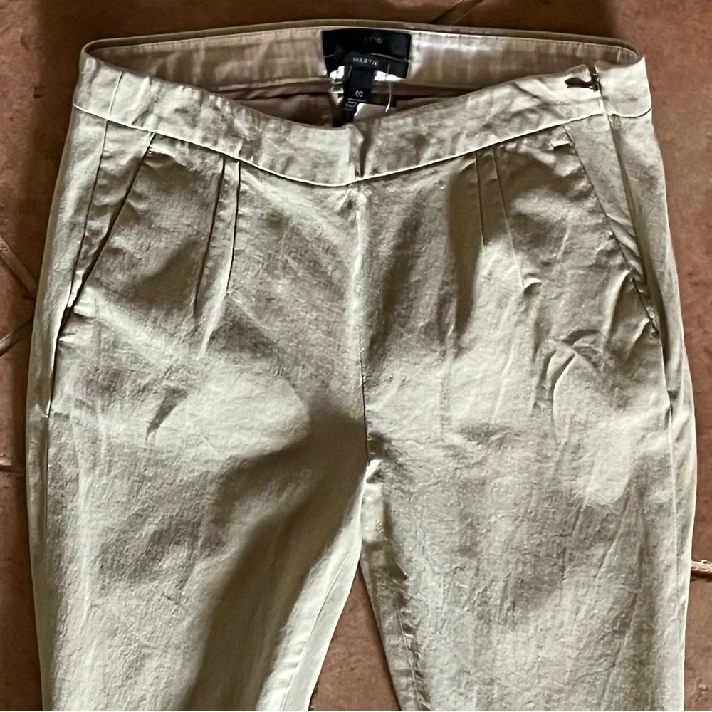 J.Crew Beige Tailored Trousers Women’s Cropped Pants 00 low Rise